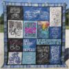 Cycle Like A Girl Quilt Blanket Tr12  Quilt
